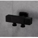 Douche Bidet Sprayer Shattaf Bath Soild Brass Black Only Cold Water Shut off Valve Hose Set - B07D3H34PL